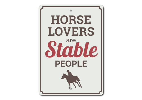 Horse Phrase Sign