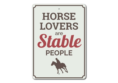 Horse Phrase Sign