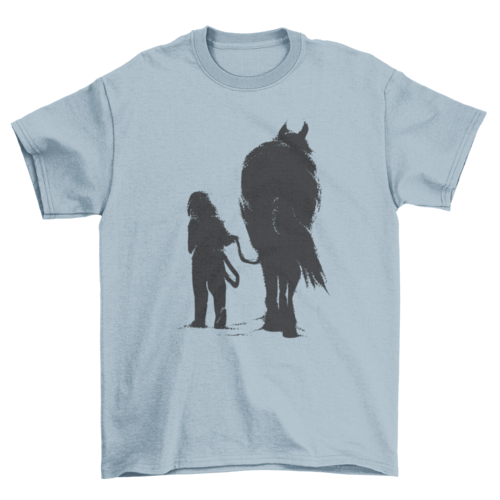 A girl and her horse