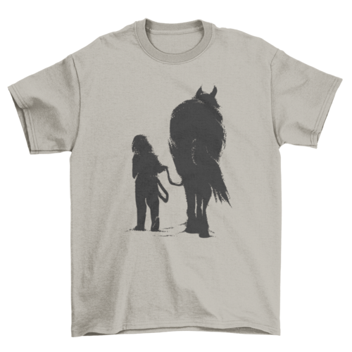 A girl and her horse