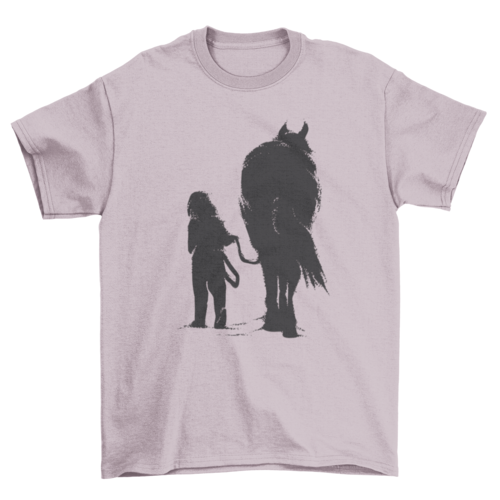 A girl and her horse