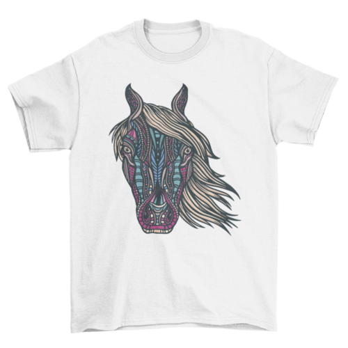 Tribal horse t-shirt