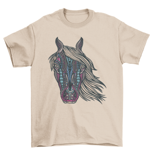 Tribal horse t-shirt